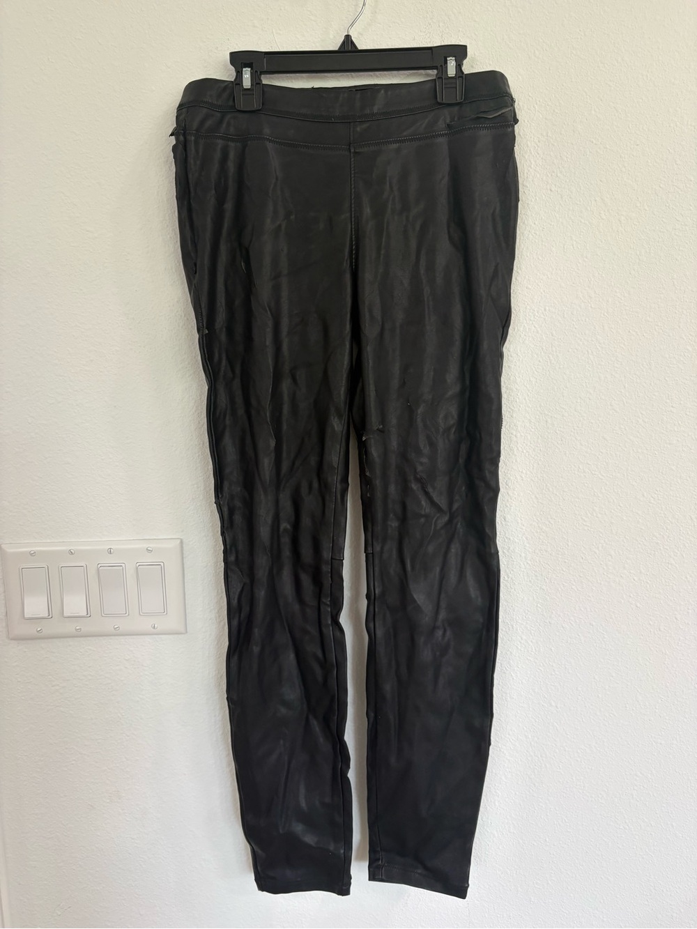 BLANKNYC Faux Leather Pants Black